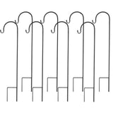 Set of 8 Anti-Wind Shepherd Hooks for Garden and Wedding Decorations V767-XJJ438-BK-G1