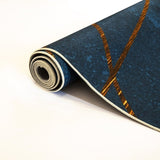 200x300cm Large Floor Blue Teal Rug Modern Area Carpet for Bedroom & Lounge V63-838311
