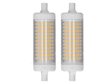 2Pcs R7S LED Light Bulb 118mm Dimmable 15W 154 LEDs Double Ended Floodlight for Home Night V1294-YM0626-3119220175112