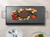 Carbon Steel Griddle, 24x16 inch Universal Flat Top Rectangular Plate, Gas Grill Griddle for BBQ V952-DCJPTG2416IN6RCEUV0