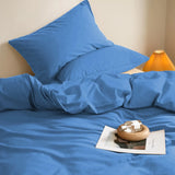100% Cotton Navy Blue Maribel Dahlia Quilt / Doona / Duvet Cover set V745-AQ082048Q3