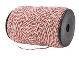 500M White&Red Electric Livestock Fence Wire Stainless Steel Conductive Rope V1294-YM0901-JYA01100