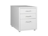 Levede 3 Drawer Office Drawers Cabinet White HO0401-WH