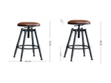 Levede 4x Bar Stools Industrial Kitchen BR1013X2