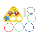 Ring Throw Pool Game Toy EVA Floating Foam with Balls for Kids Adults Water Sports Outdoor Party V1294-YM0521-3111230071611