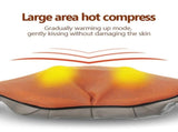 Portable Kneading Neck and Shoulder Massager with Heat - Four-Button Design, Black V888-ELOSUNG15097