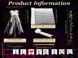 I LOVE YOU Banner Decorative Kit with Mesh Garlands Artificial Eucalyptus Rattan Door Handles V1366-AZ2-W-15149