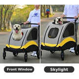 XL Dog Stroller Pet Pushchair Foldable Travel Cart V178-66760