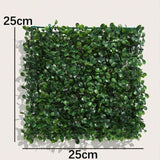 10-Pack Artificial Grass Panels 25x25 cm for Garden Party Wall Decor, Compatible with Outdoor V1188-MS-325-1820