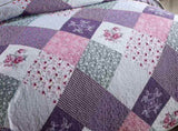 Quaint Quilted bedspread and pillowcovers set Perfect for a Cozy Retreat - Queen size V745-MAC090276Q13U