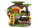 Desktop Fountain Decoration Indoor Simulation Resin Rockery Fake Tree Feng Shui Landscape Table V1294-YM0901-3111200208611