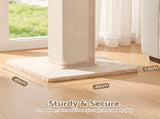 i.Pet Cat Tree 89cm Scratching Post Tower Scratcher Wood Condo Bed House Trees Beige PET-CAT-PO-L-BE