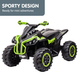 Kahuna GTS99 Kids Toy Electric Ride On Quad Bike Toy ATV 50W - Green CAR-GTS-1199-GN