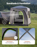 VEVOR SUV Camping Tent Outdoor SUV Tent with Rainfly Waterproof for 5-8 Person， 8.2 x 10.1 x 7.5 ft V952-CZZPCHK108FTS8UF8V0