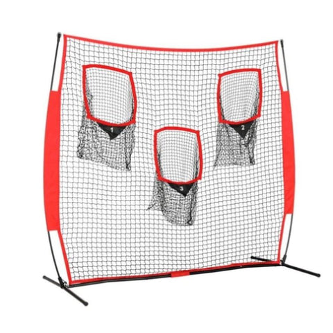 Everfit 1.8m Football Soccer Net Portable Goal Net Training 3 Target Zone PN-S038-RD