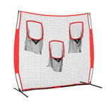 Everfit 1.8m Football Soccer Net Portable Goal Net Training 3 Target Zone PN-S038-RD