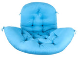 Hanging Egg Chair Cushion, High Back Hammock Seat Cushion with Button Fasteners, Thicken and Soft V1192-AZ-W-18234