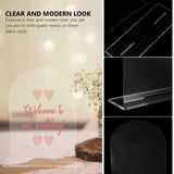 5pcs Arch Acrylic Wedding Table Signs Blank for DIY Reception V1370-AZ4-16503
