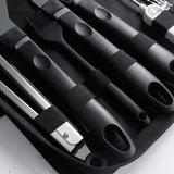 Complete Multi-Functional BBQ Tool Set, 31-Piece Deluxe BBQ Tool Set, Food-Grade Stainless Steel BBQ V1265-AU006-HEI