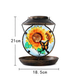 2 in 1 Bird Feeder Outdoors - Smart Bird Feeder with Solar Street Lamp, Waterproofing Garden V1366-AZ2-W-03916