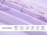 Purple Marbled Catalina Serenity Quilt / Doona / Duvet Cover set V745-AQ081837E3