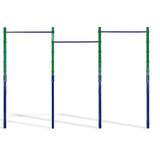 Triple Outdoor Pull-Up Bar Height Adjustable Gymnastics & Fitness Bar V63-953161