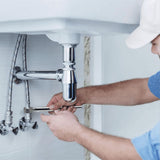 Plumber Wrench, 2-in-1 Angle Stop Wrench,Plumbing Tools for Faucet Nuts, and Spigots ywm58 V1369-AZ3-W-08494