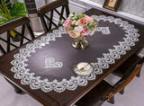 Coffee Table Cloth for Living Room Center Table Embroidery Lace Tablecloth Home Dining Coffee Table V1370-AZ4-05685