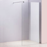 1200 x 2000mm Frameless 10mm Safety Glass Shower Screen V63-829751