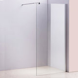 1200 x 2000mm Frameless 10mm Safety Glass Shower Screen V63-829751