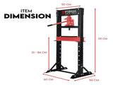 20 Ton Hydraulic Shop Press Workshop Jack Stand Bending Tool V379-20TSHOPPRS