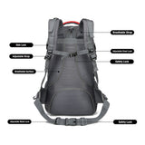 60L Waterproof Outdoor Hiking Backpack Camping Outdoor Trekking Bag V462-TO-29-07