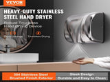 Heavy Duty Commercial Hand Dryer, 1800W Automatic High Speed Stainless Steel Warm Wind Hand Blower, V952-BGSGSJBXGZDGAR9TKV3