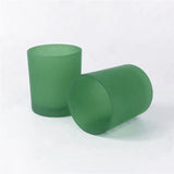 40 Bulk Pack Green Frosted Glass Votive Candle Holders Table Centreoieces Xmas Wedding Anniversary V382-GREENFHX40