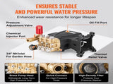 Pressure Pump, 1" Shaft Horizontal Triplex Plunger, 4000 PSI, 4.0GPM, Replacement Power V952-HZQZB4GPM1INPDKZMV0