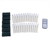 LED Candle Remote Control Wax Flameless Flickering Christmas Lamp Candle Lights Wedding Decor V1294-YM0722-JYOT2800-30