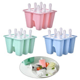 Silicone Ice Lolly Moulds Popsicle Ice Cream Making Reusable V1369-AZ3-W-21163