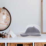 3-Pack Transparent Plastic Baseball Cap Display Boxes for Hat Storage and , Portable and V1369-AZ3-W-16577