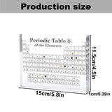 Periodic Table - 83 Kinds of Real Elements & Acrylic Display Stand, for Science Lovers, Students V1369-AZ3-W-20289
