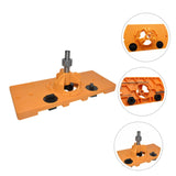 Circle Hole Saw Adjustable Drill Bit Woodworking Mounting Hinge Drilling Jig Guide DIY Door Hole V1192-AZ-W-13974