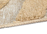 Marlow Floor Rug Soft Embossed Carpet Non Slip Plush Shaggy Rugs Leaf Pattern FR2041-200X290