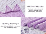 Knit Quilted coverlet and pillowcovers set Cozy and Textured - Queen size V745-MAC080645Q13U
