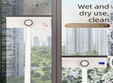 2-in-1 Window Screen and Glass Cleaner Includes a gift hook - Non-Slip Stainless Steel Handle with V888-ELOSUNG56503