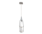 Stainless Steel Handheld Electric Milk Frother, Portable Frother for Cappuccino & Frappe V1263-JX-2918