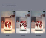 Portable Christmas LED Lantern - Dimmable, 3 Color Temps, 5200mAh Battery & Memory Function V888-ELOSUNG35806