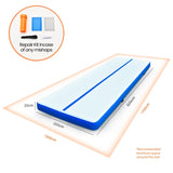 PROFLEX 600x200x20cm Inflatable Air Track Mat Tumbling Gymnastics, Blue & White V219-FTNATKPRFA6BW