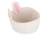 Storage Basket Rugged Lovely Small Bunny Attractive Decorative Home Furnishing Decoration V1294-YM0714-3117210185411