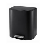 Cefito 20L Trash Bin Steel Pedal Bins Soft Close Kitchen Rubbish Waste Can Black RB-20L-1C-BK