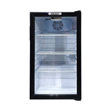 Kolner 100L Mini Bar Wine Fridge Glass Door Beverage Cooler Drinks Refrigerator FDG-YGE-BC-100L