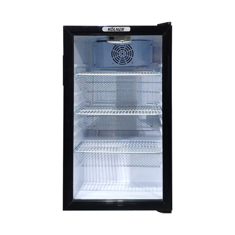 Kolner 100L Mini Bar Wine Fridge Glass Door Beverage Cooler Drinks Refrigerator FDG-YGE-BC-100L